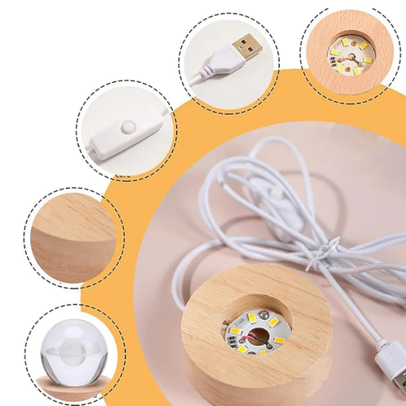 VIVUO 3D-Kristallkugel