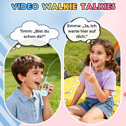 Geheimagent™ Kinder Video Walkie-Talkie 2er Set