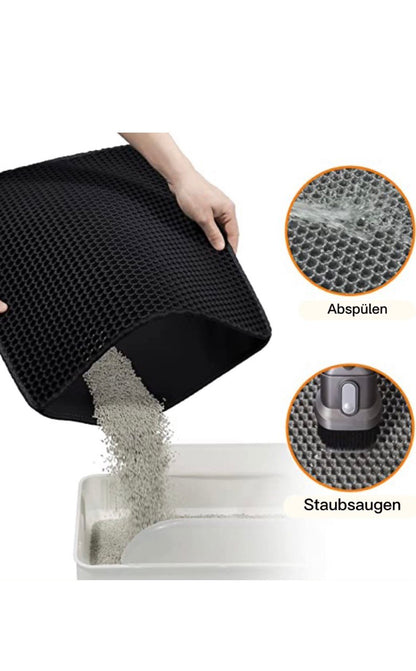 Easy-Clean Katzenklo-Matte | (Wasserdicht)