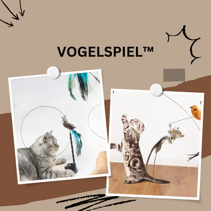 Vogelspiel™️ - Interaktives Katzenspielzeug